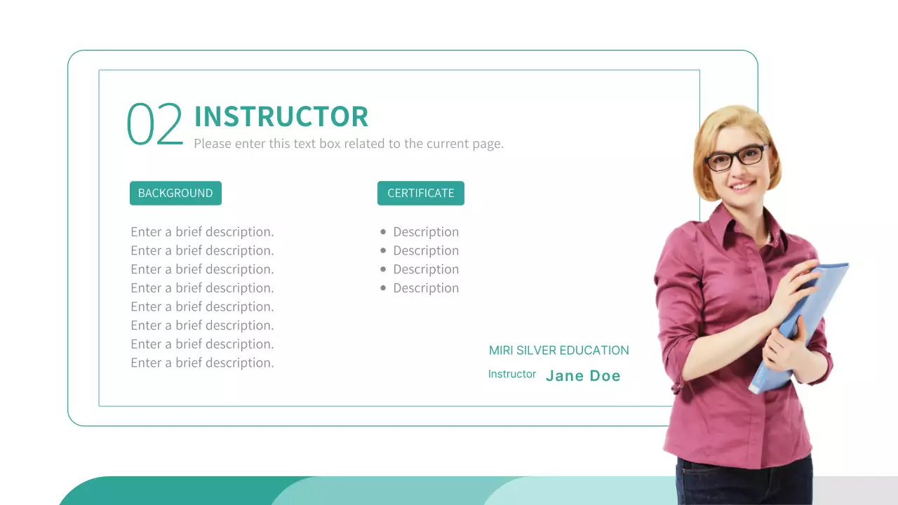 Green Modern Senior Course Proposal Presentation