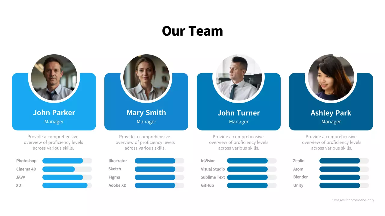 A simple blue-and-white company cover letter