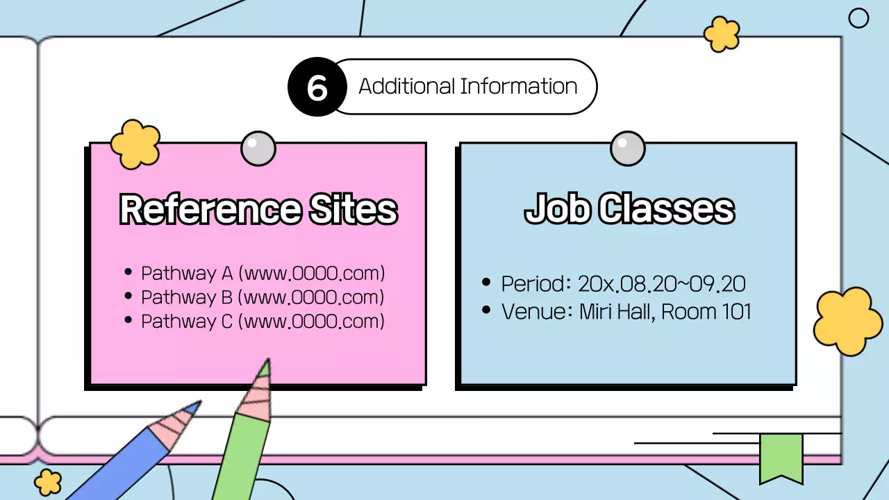 핑크 모던 컬리지 플래너 다이어리 프레젠테이션