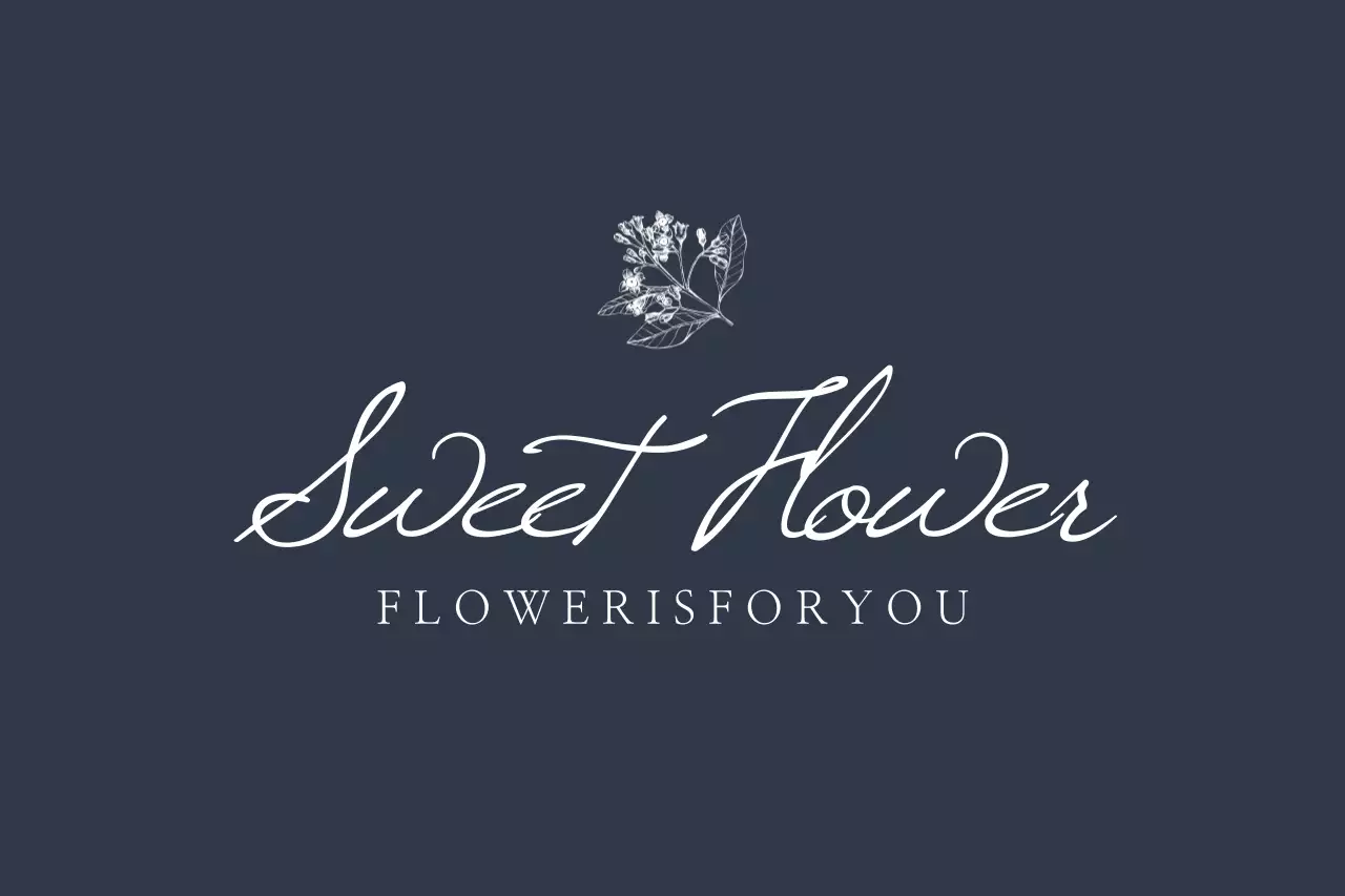 Grey Elegant Flower Advertisement Banner