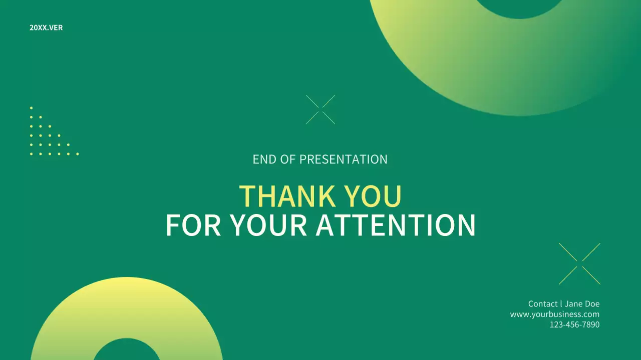 Green Simple Business Presentation