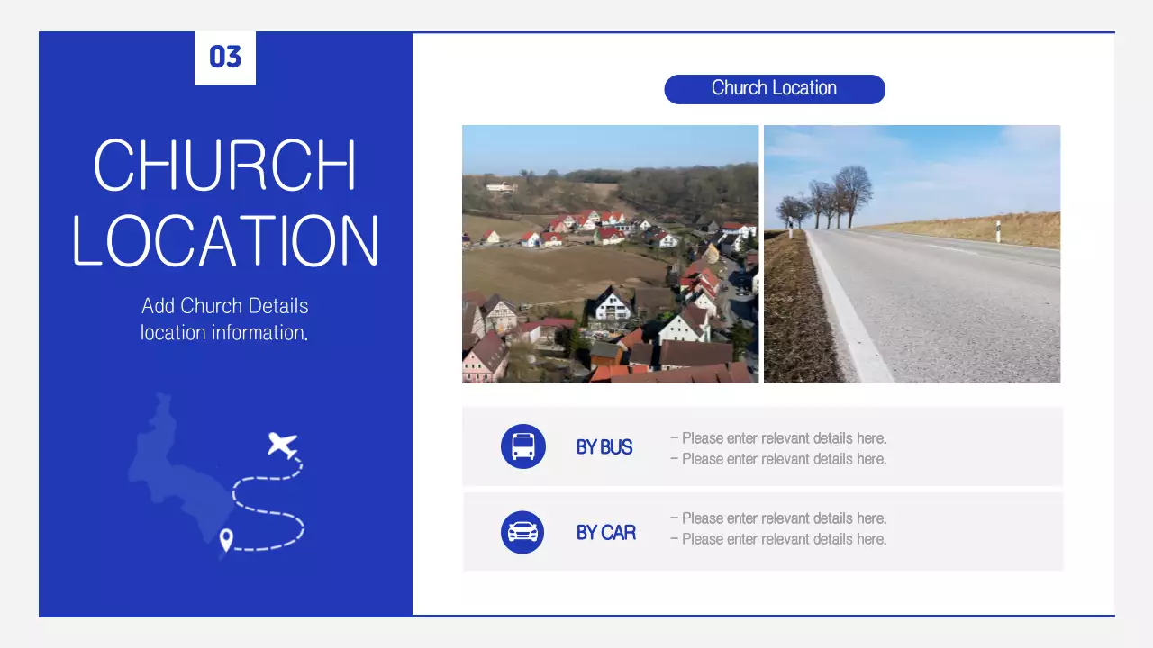 Blue Minimal Mission Announcement Presentation