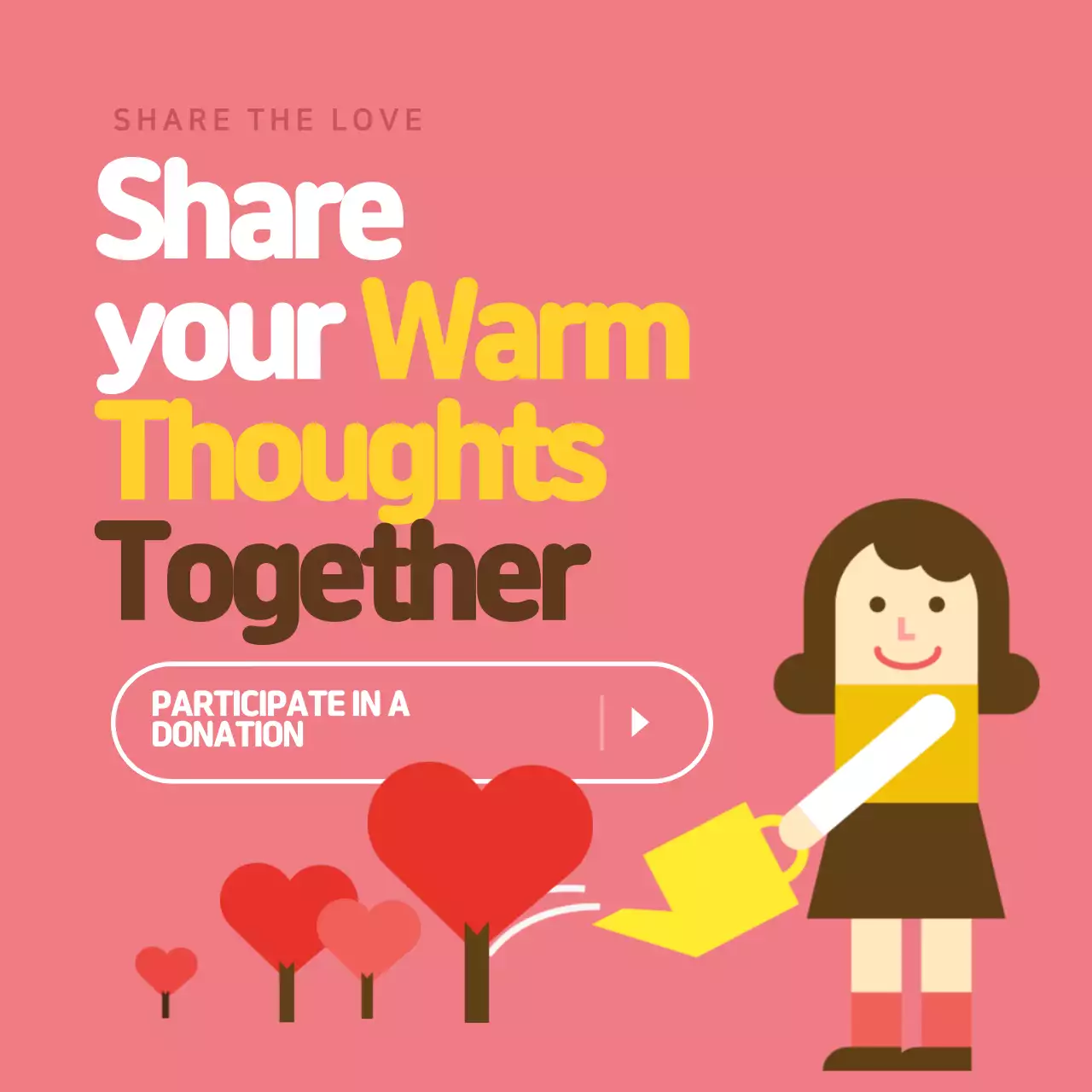 Pink Modern Love Promotion Instagram Post