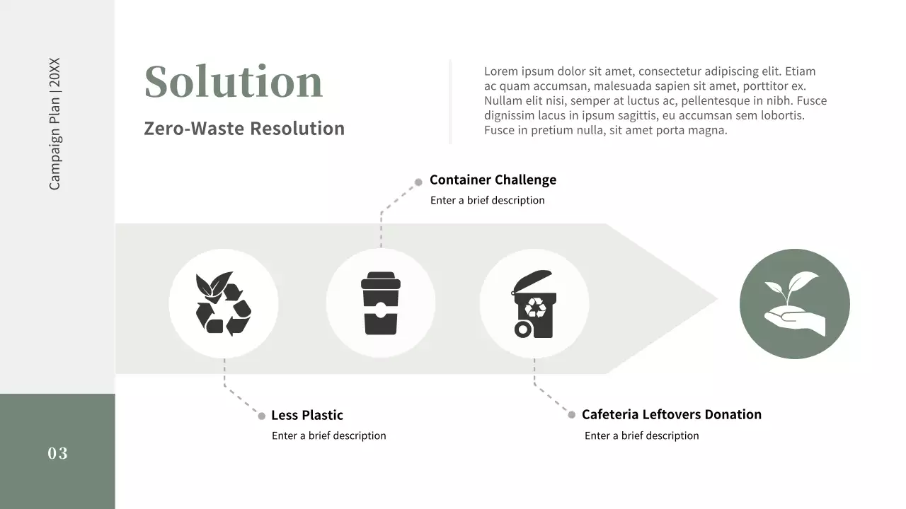 Green Modern Campaign Plan Presentation