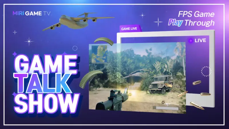 Purple Modern Game Promotion YouTube Thumbnail