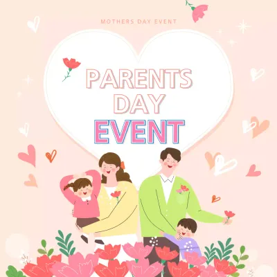 Beige Traditional Family Event Invitation Instagram Post