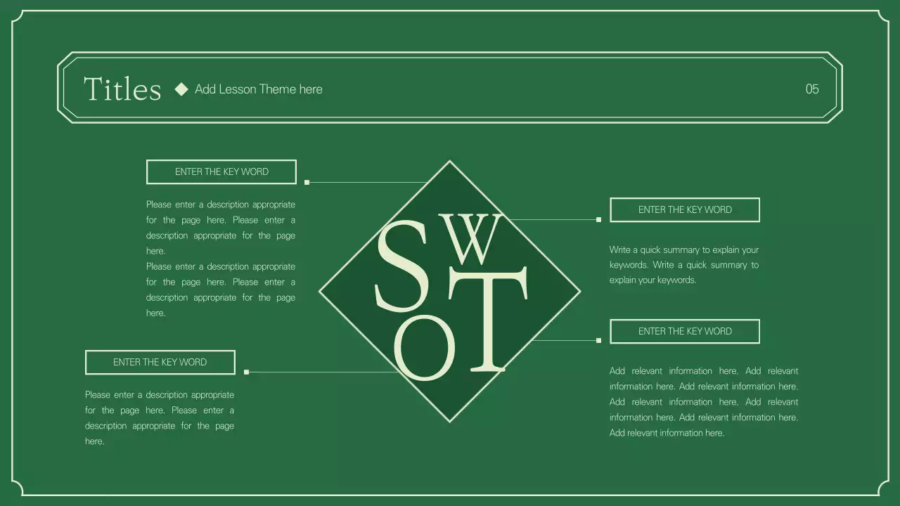 Green Classic Travel Presentation