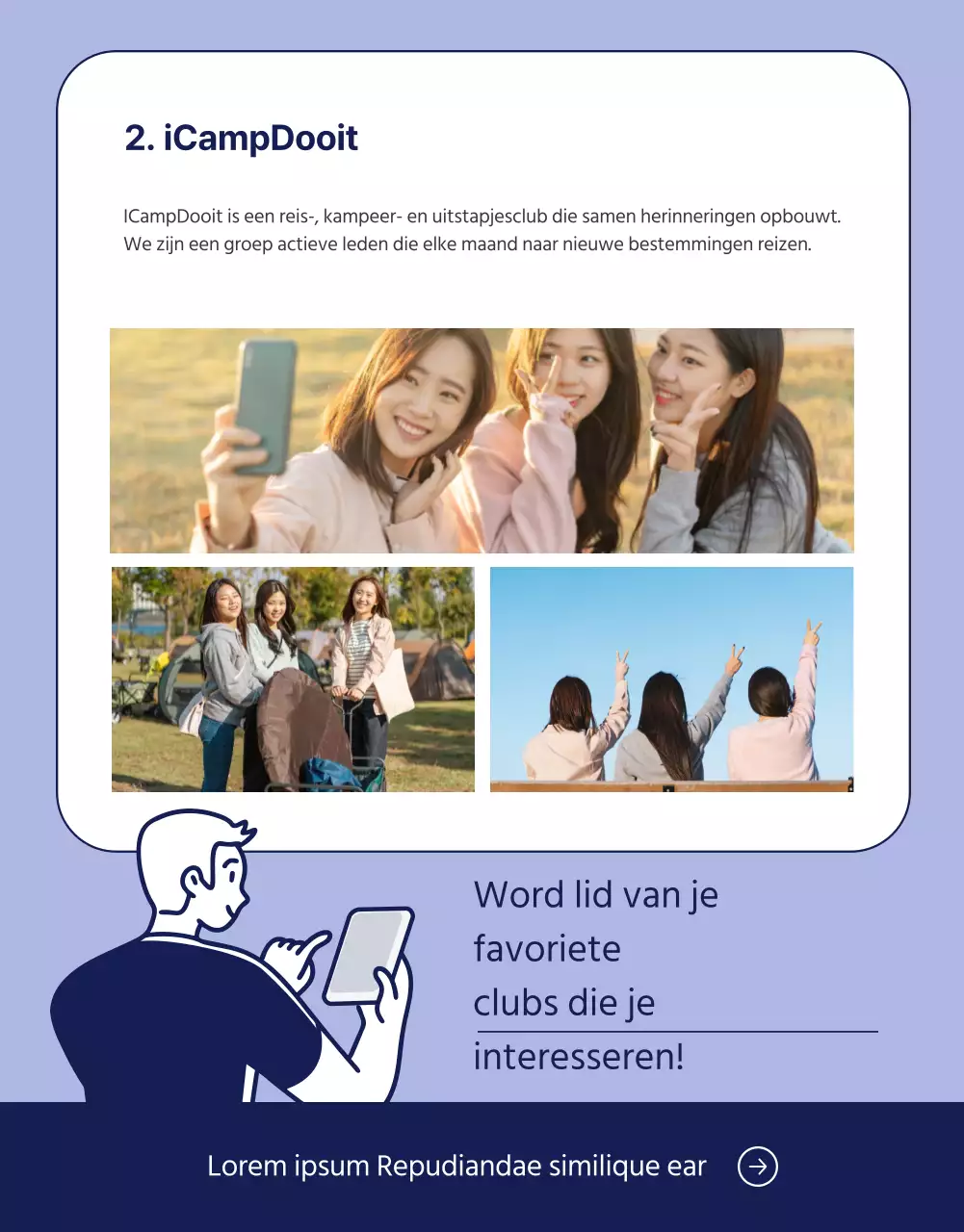 Illustratie van een paarse en gele werkomgeving
