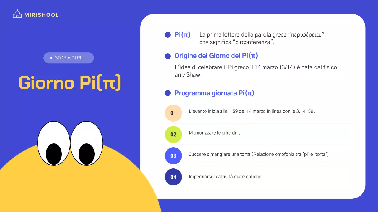 Illustrazione del personaggio dai colori vivaci con accenti gialli e blu cobalto