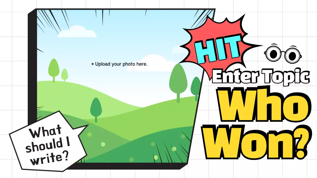 Yellow Comic Competition Invitation YouTube Thumbnail