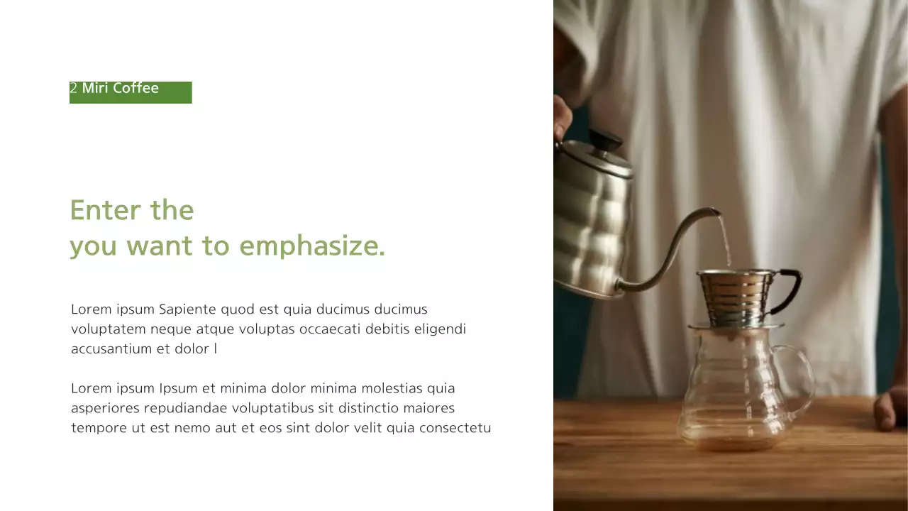 Green Modern Coffee Proposal Presentation