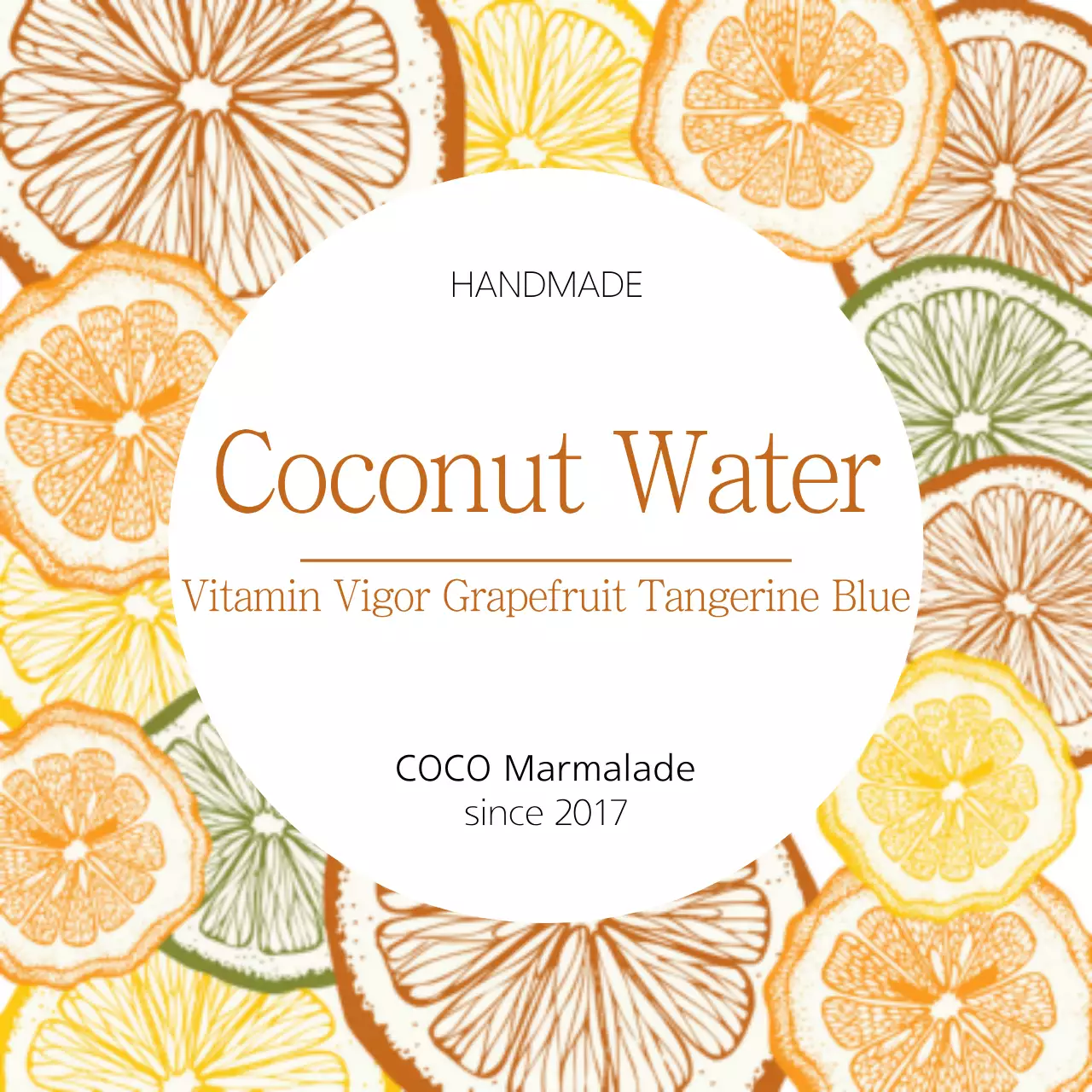 Orange Aesthetic Beverage Promotion Banner