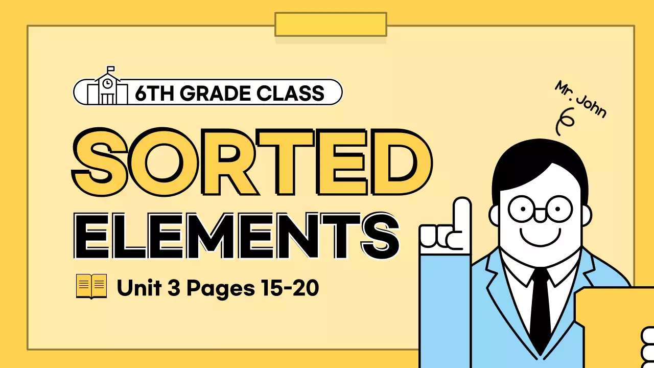 Yellow Minimal Class Guide YouTube Thumbnail