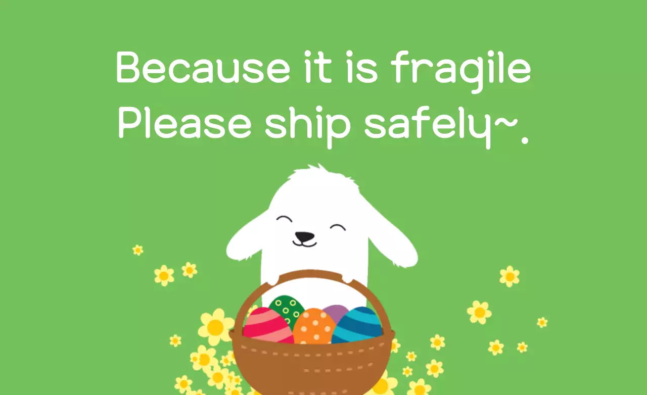 Spanduk Pemberitahuan Pengiriman Lucu Hijau