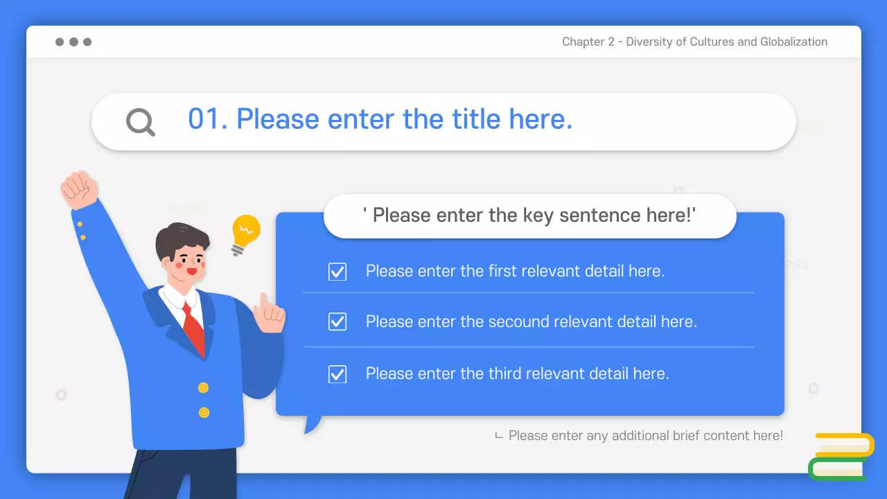 Presentasi Kursus Pendidikan Sederhana dan Berwarna-warni