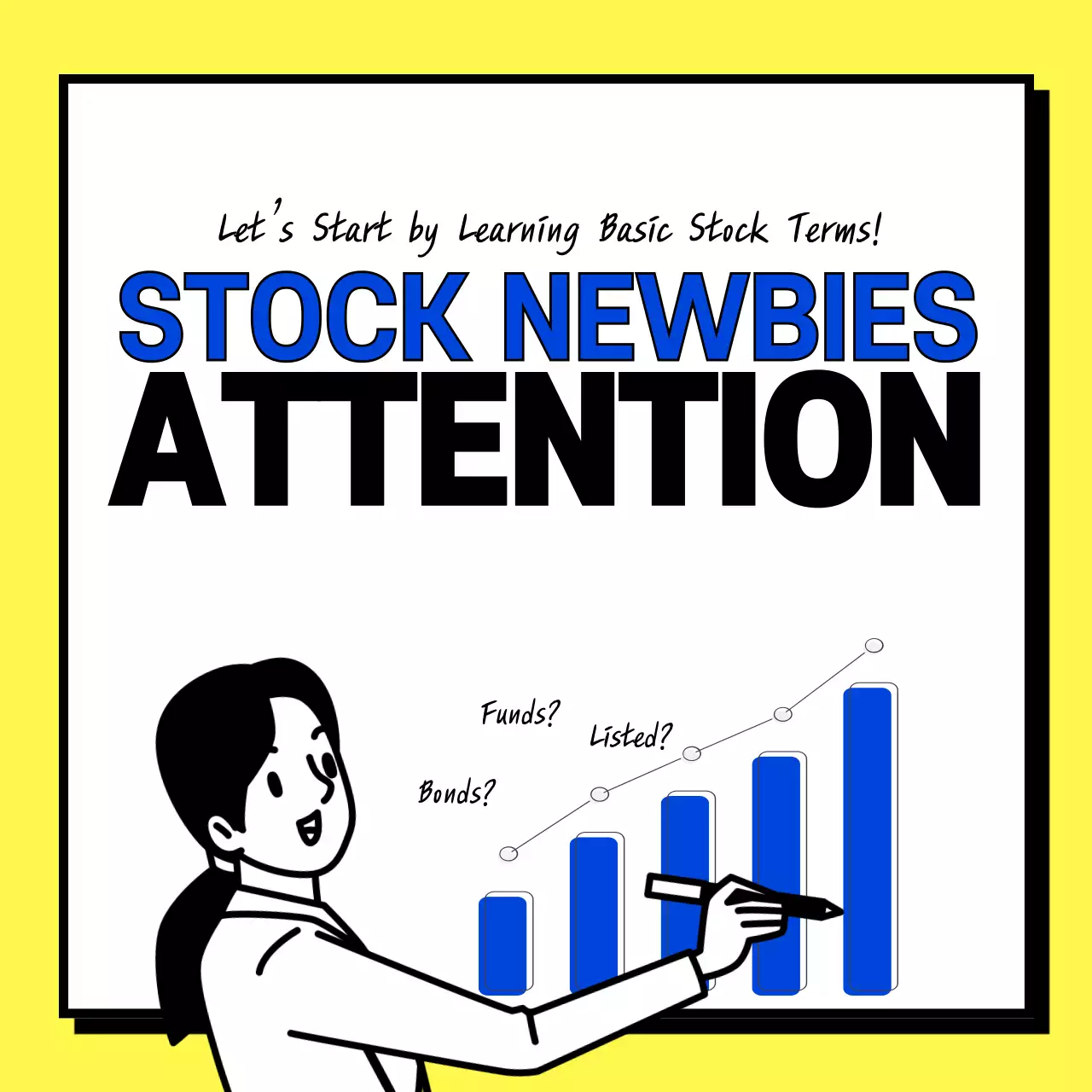 Yellow Simple Stock Guide Social Media Post