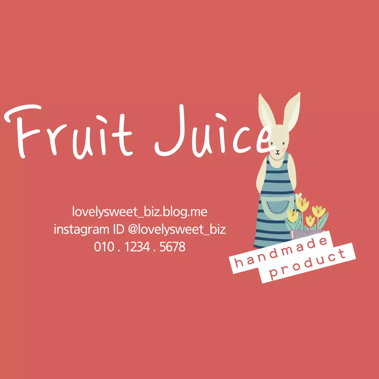 Biểu ngữ quảng cáo trái cây đơn giản Coral