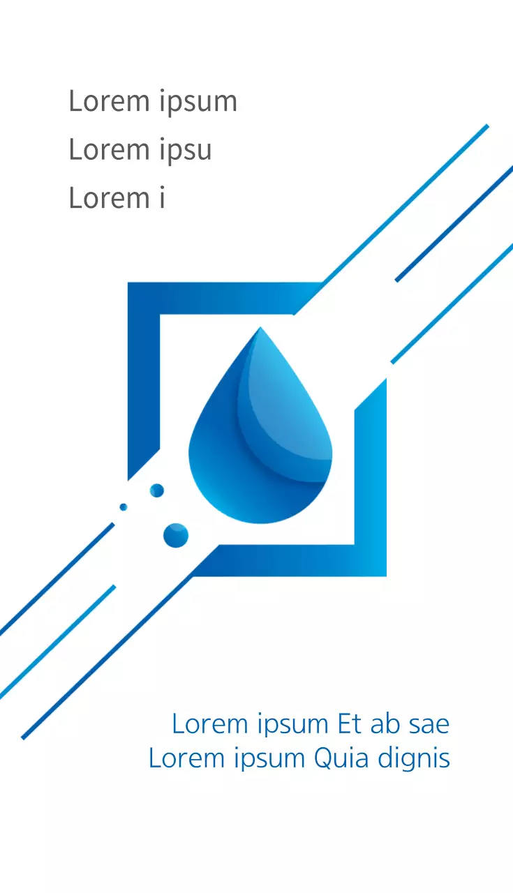 Cartão de visita promocional de lavagem de carros minimalista azul