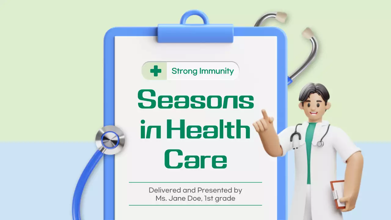 Green Modern Health Guide Presentation