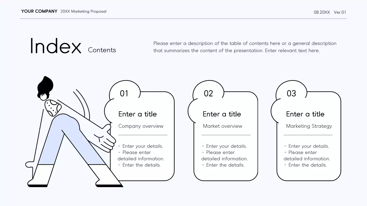 Tài liệu trình bày báo cáo kinh doanh tối giản màu xanh