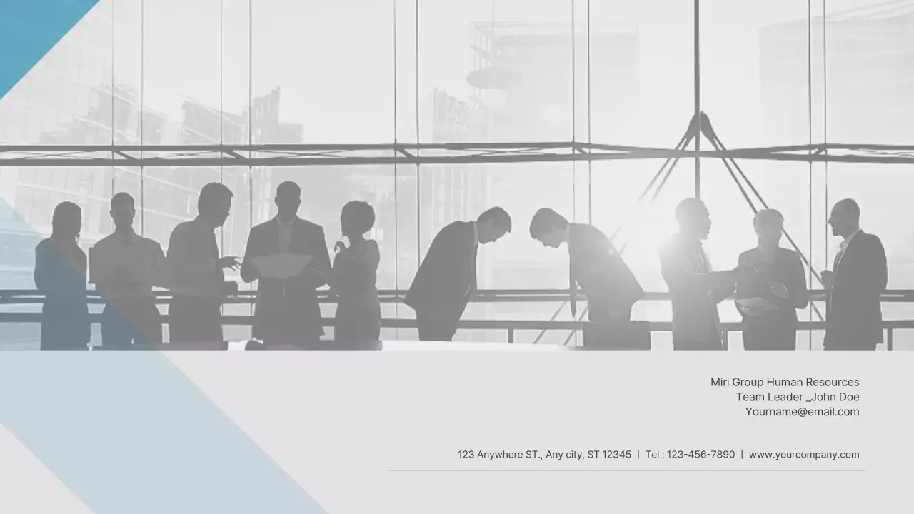 Blue Professional Business Plan Presentation