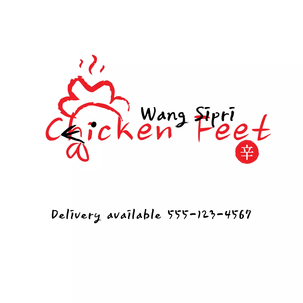 Red Minimal Restaurant Promotion Banner