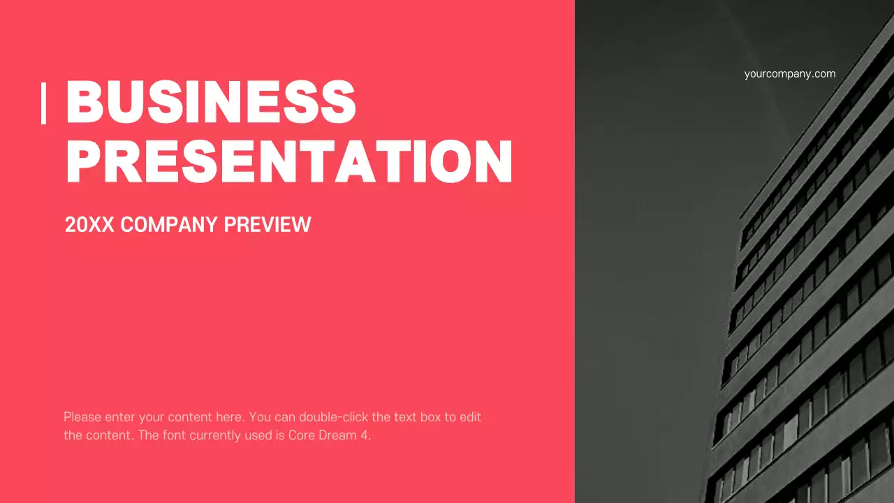 Business presentations