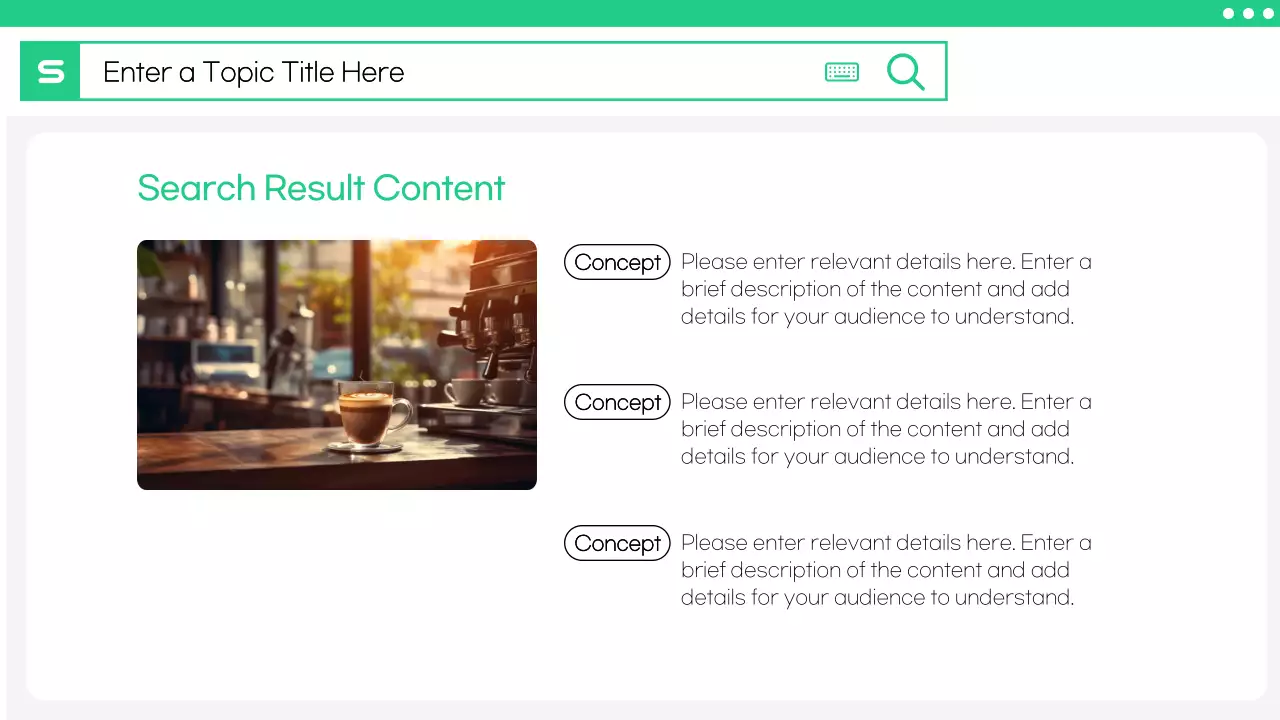 Green Simple Search 가이드 프레젠테이션
