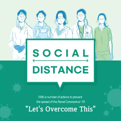 Green Minimal Health Announcement Social Media Post