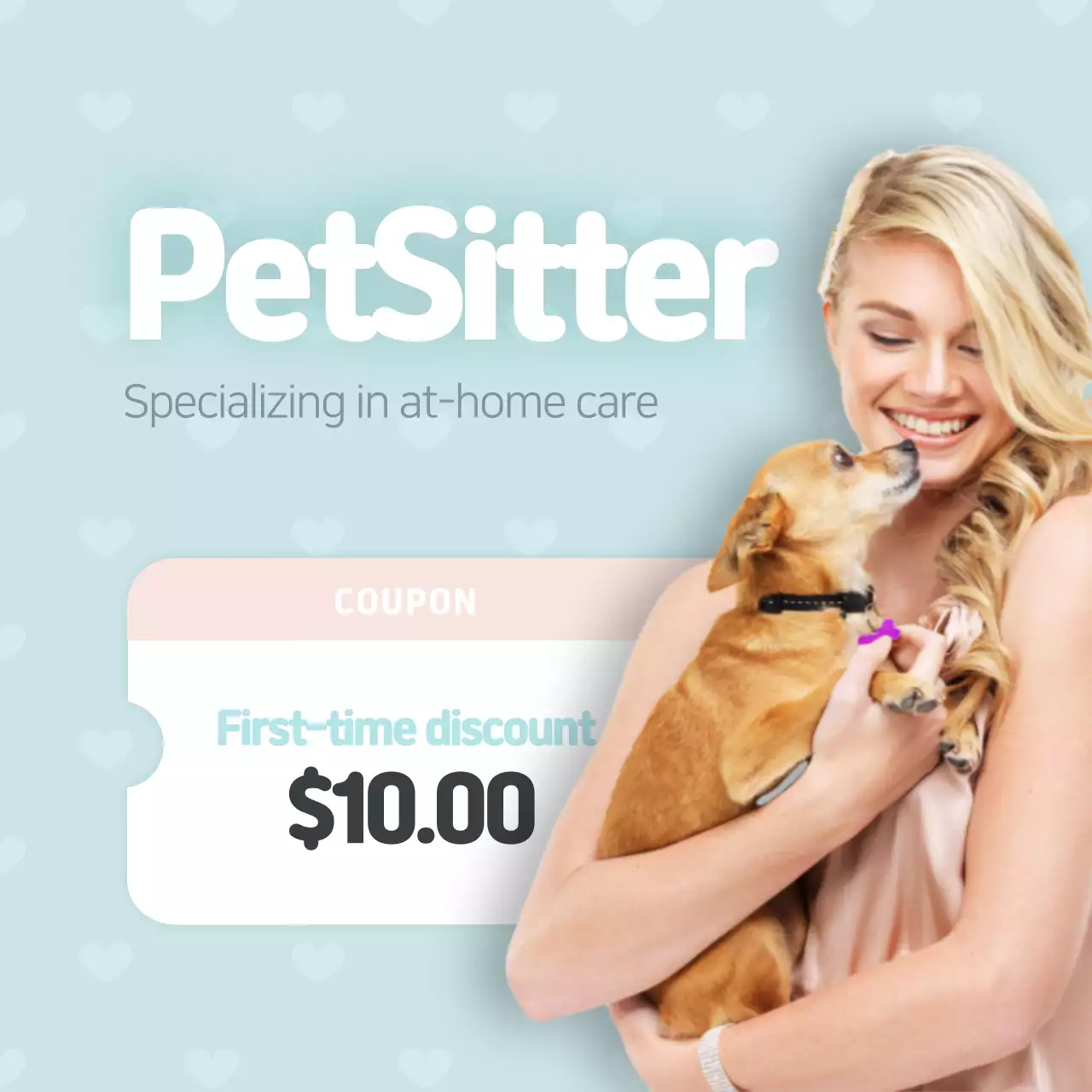 Beige Modern Pet Care Promotion Instagram Post