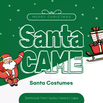 Green Traditional Christmas Promotion Instagram Post