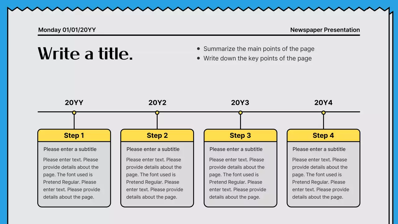 Grey Professional Notes Guide Presentation