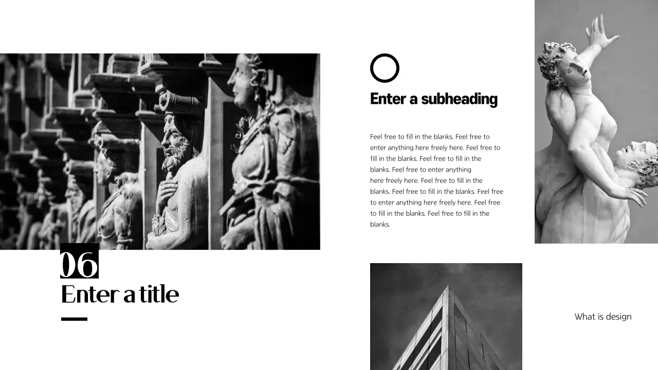 Black Minimalist Design Guide Presentation