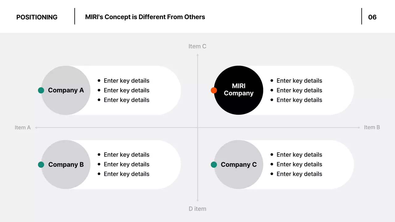 흑백의 모던한 비즈니스 회사소개서