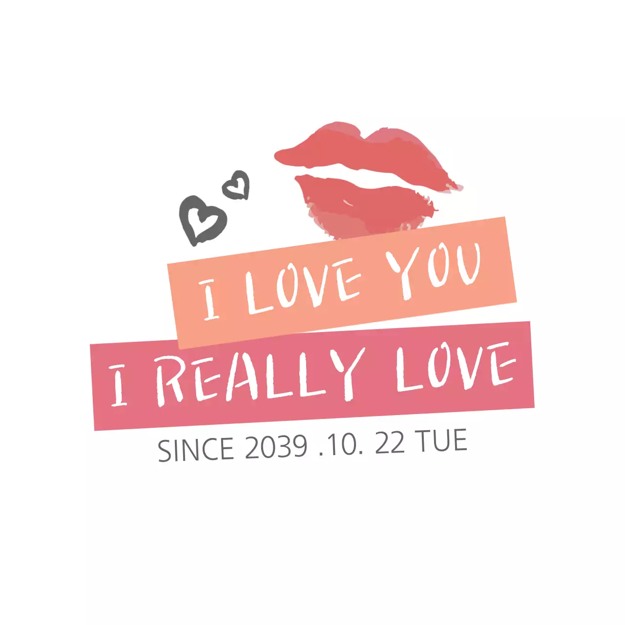 Pink Minimal Love Invitation Banner