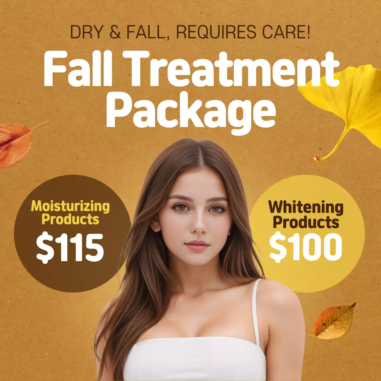 Beige Modern Skincare Promotion Instagram Post