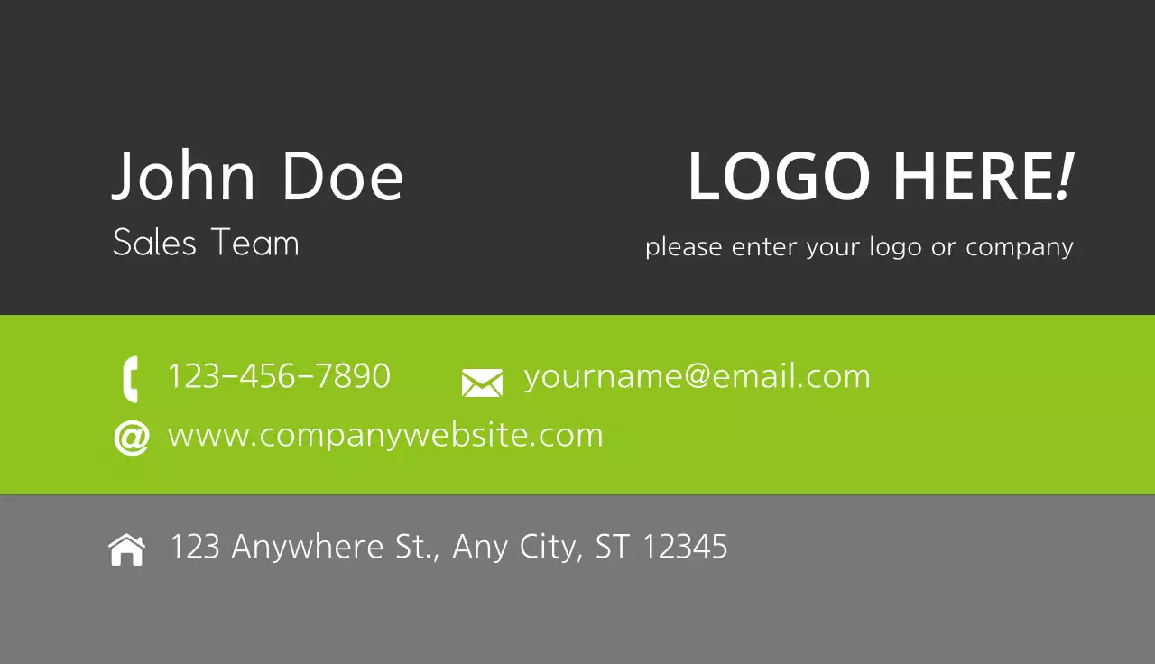 Corporate business cards