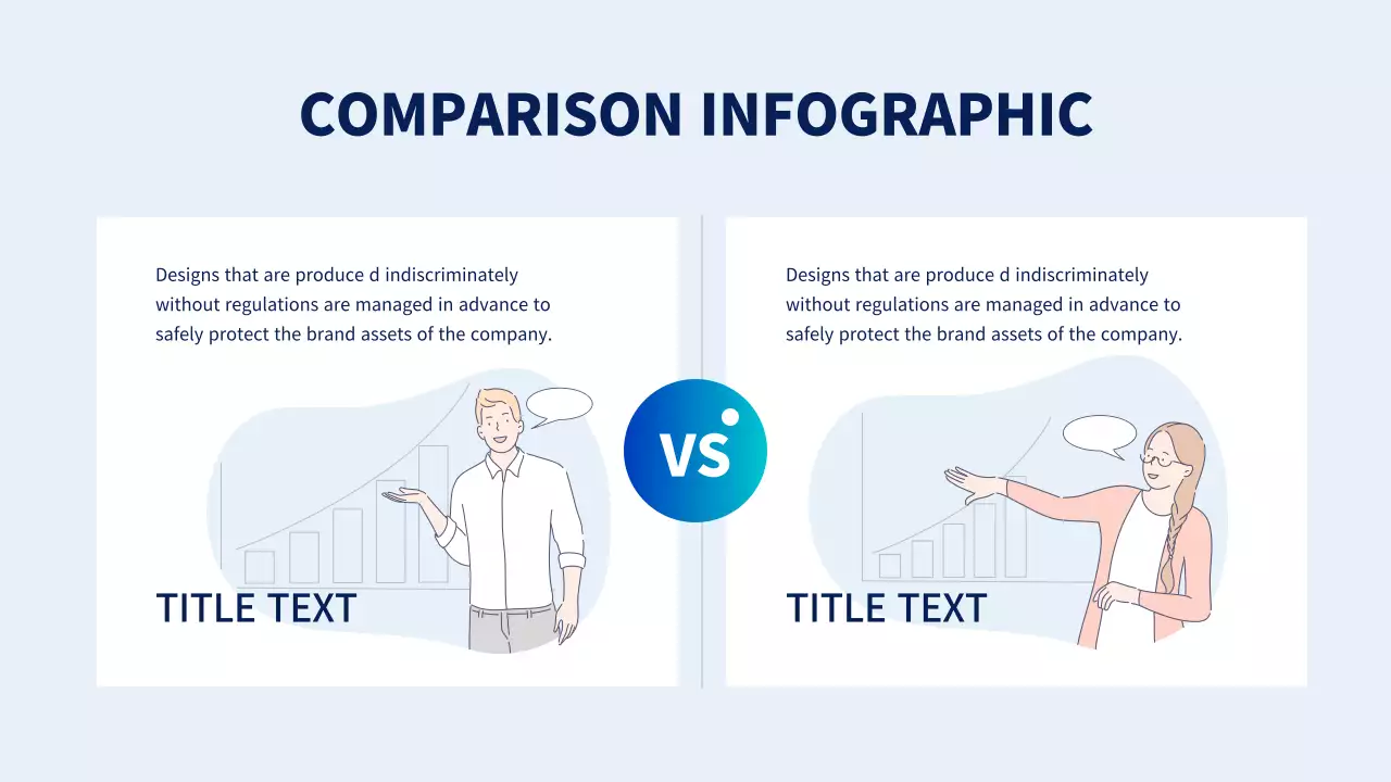 Infografis Panduan Bisnis Minimal Biru