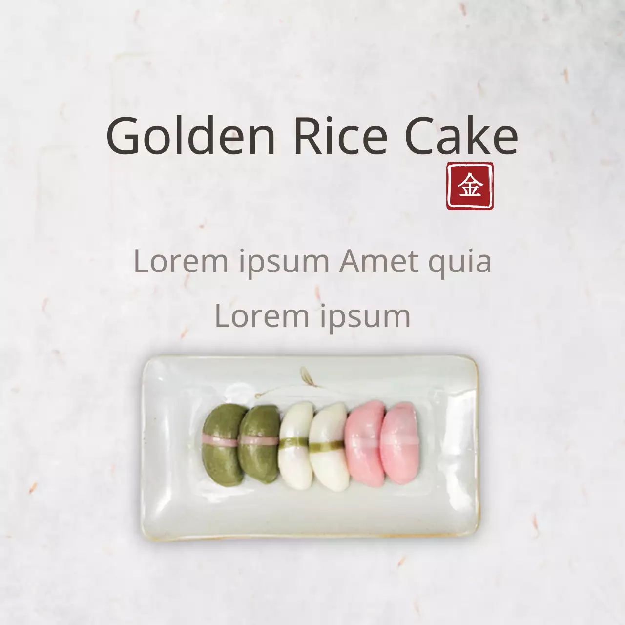 Spanduk Menu Makanan Penutup Sederhana Berwarna Beige