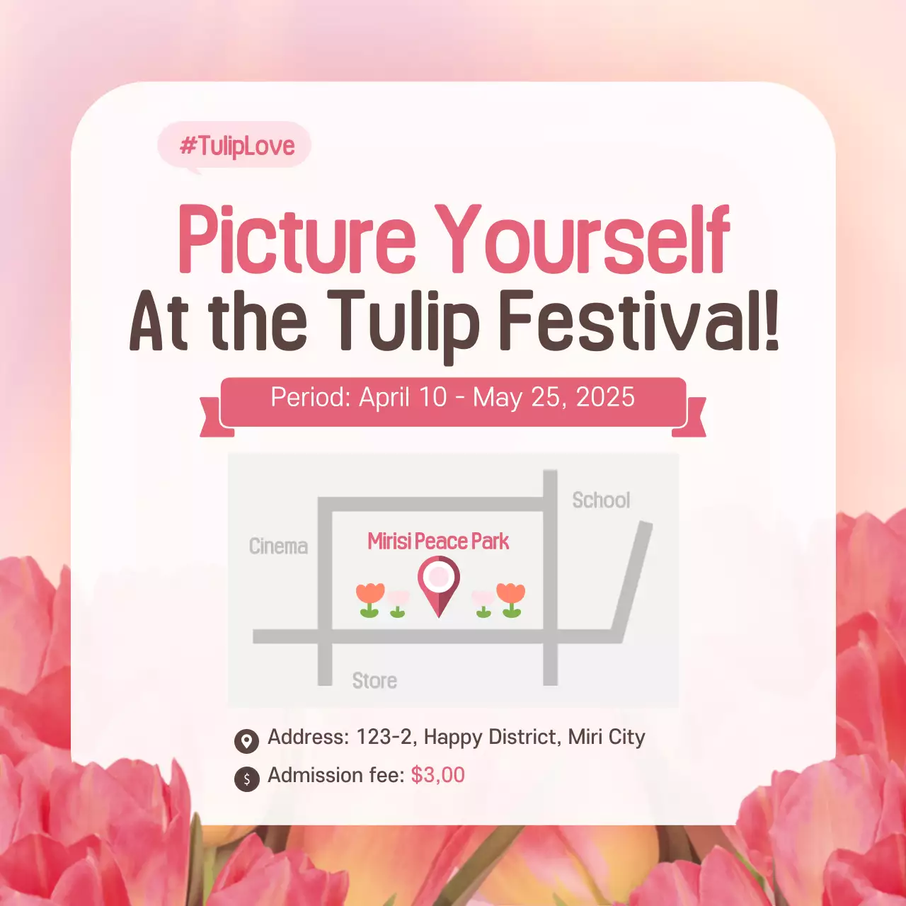 Pink Elegant Flower Guide Instagram Carousel