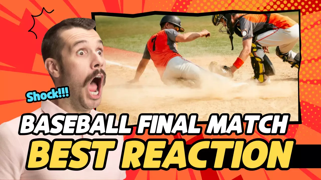 Orange Comic Baseball Event YouTube Thumbnail