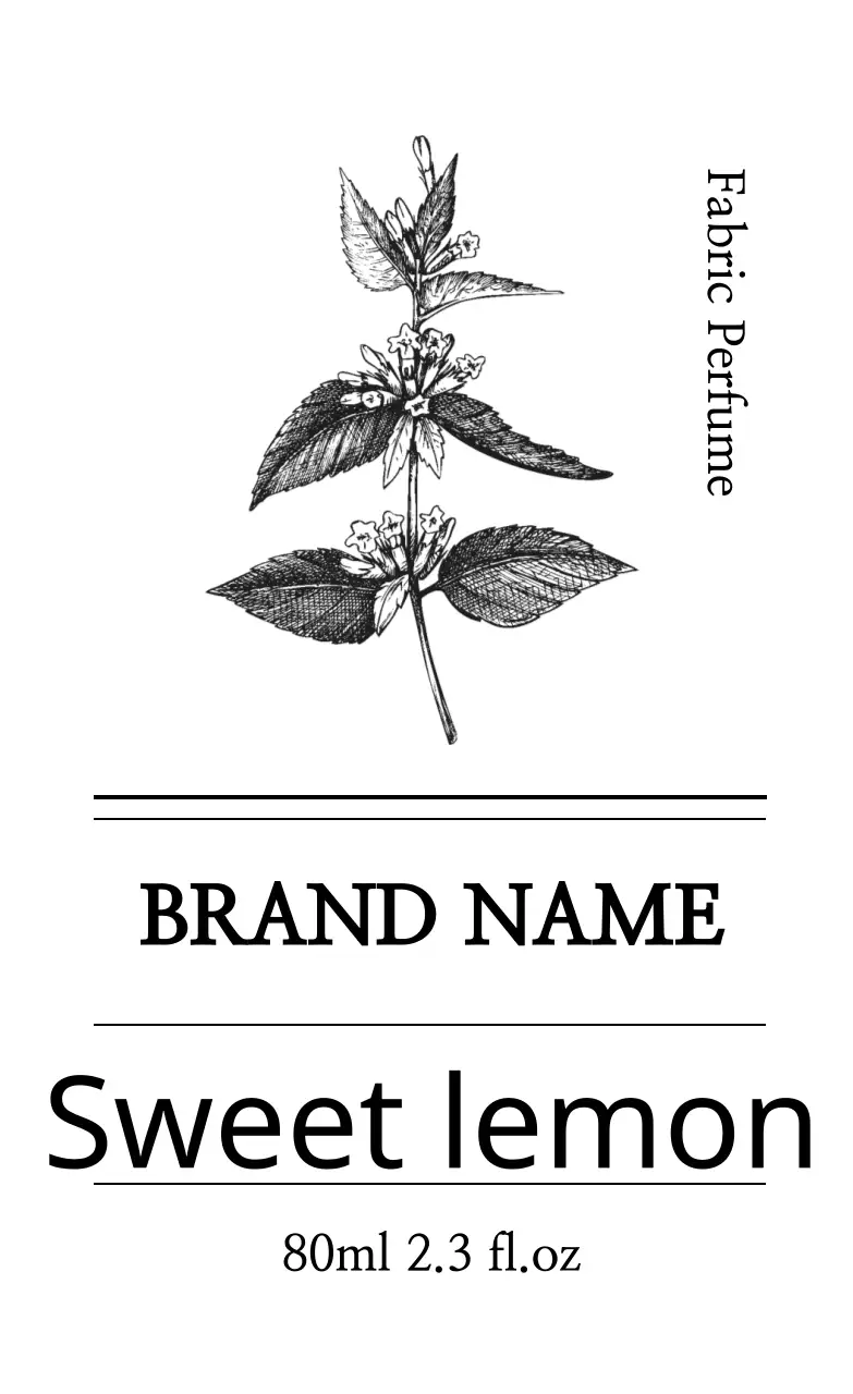 Nhãn dán nhãn nước hoa vải