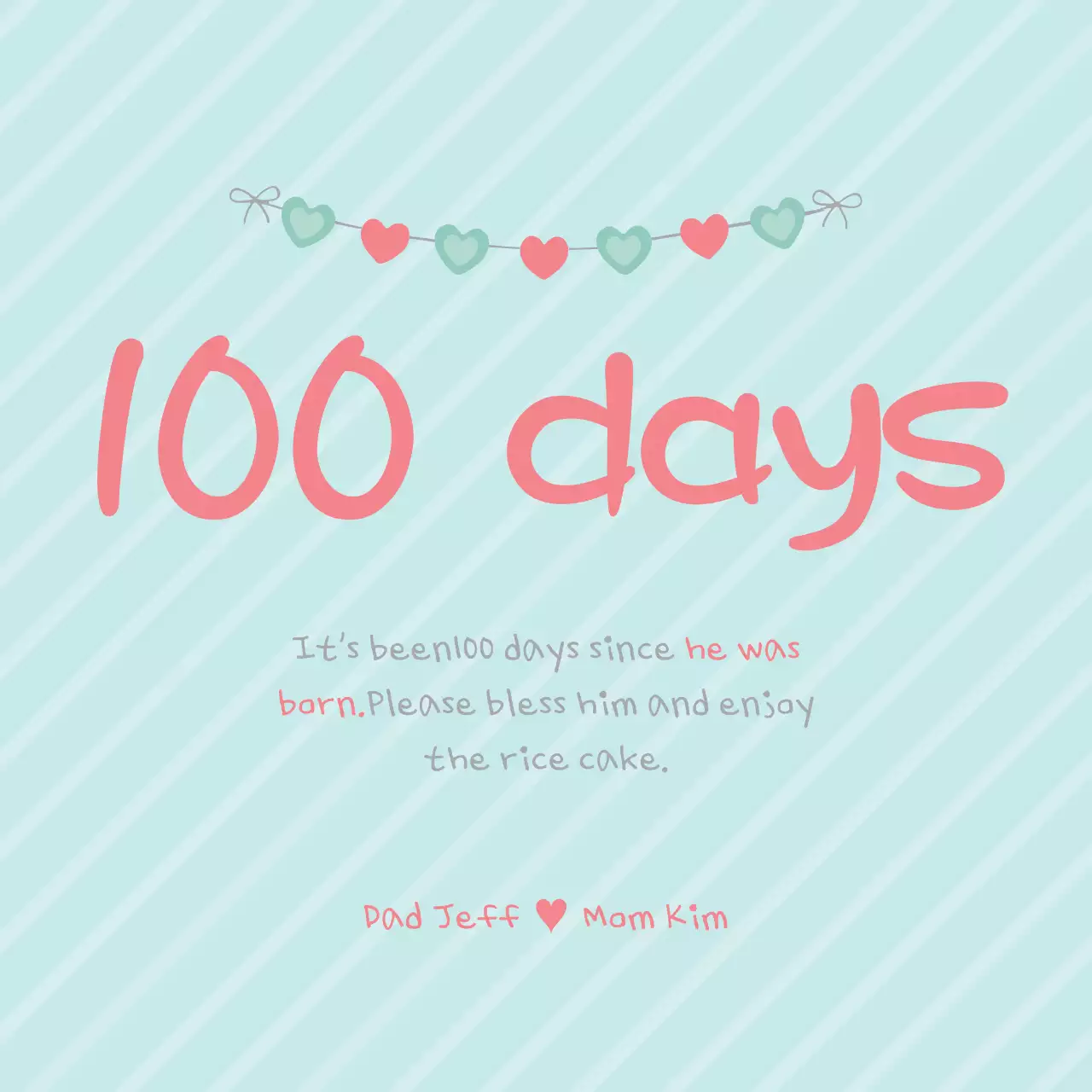 Pink Simple Celebration Invitation Banner