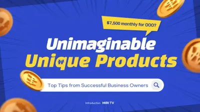 Blue Modern Business Promotion YouTube Thumbnail