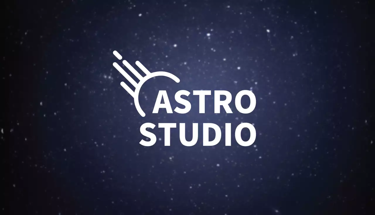 Navy Minimal Studio Business Card