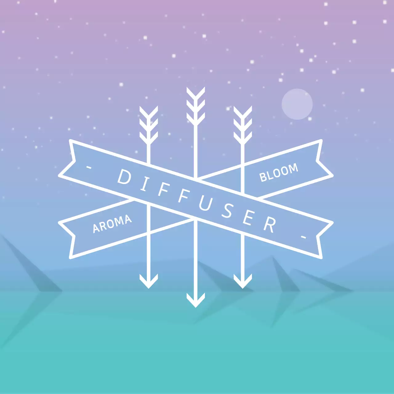 Purple Minimal Aroma Advertisement Banner