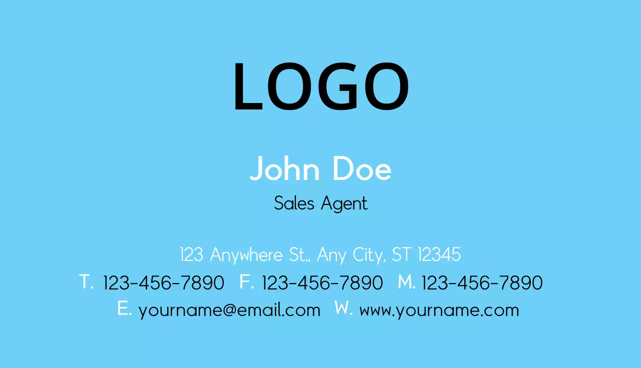Corporate business cards