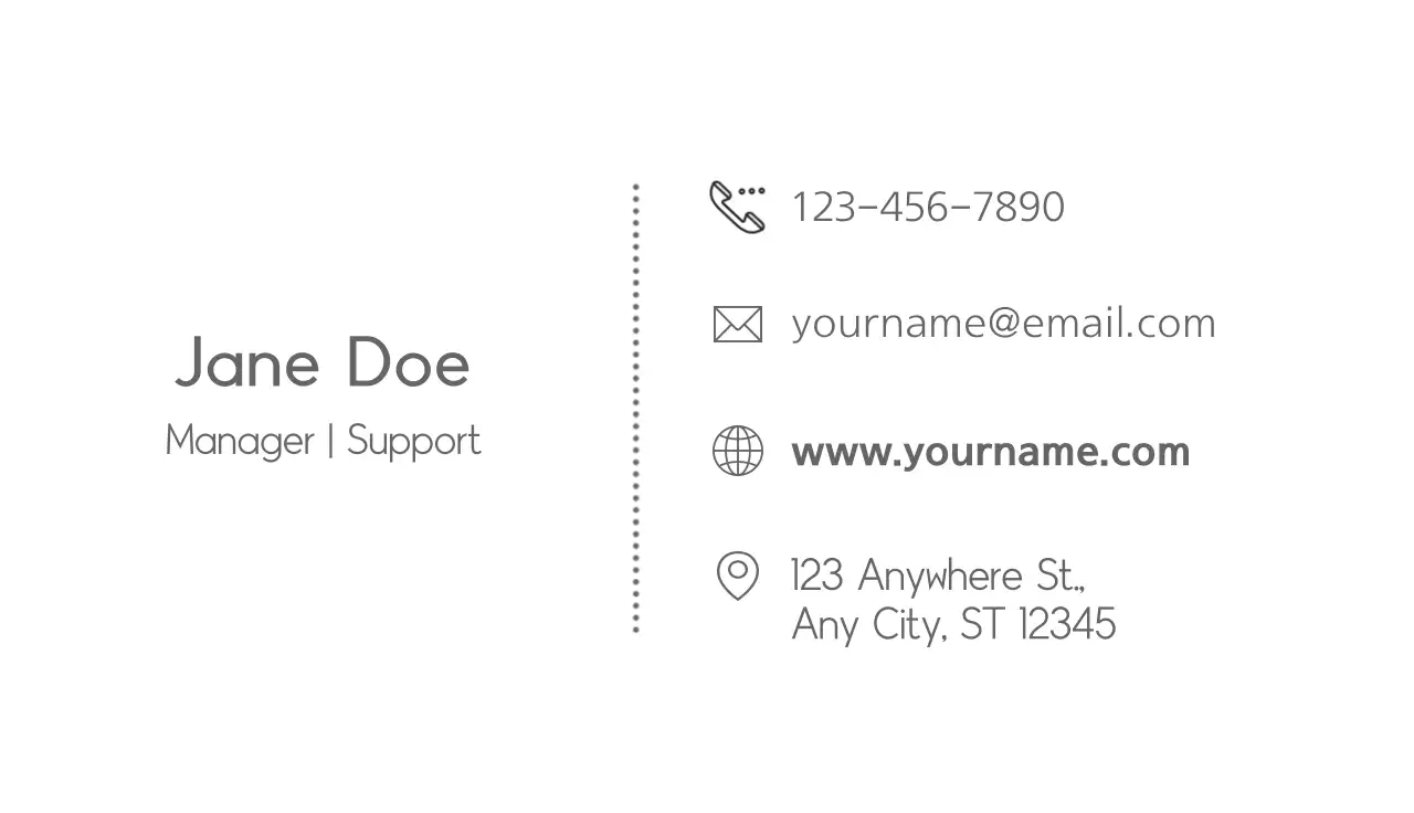 Corporate business cards