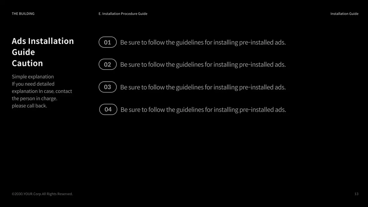 Orange Modern Advertising Guide Presentation