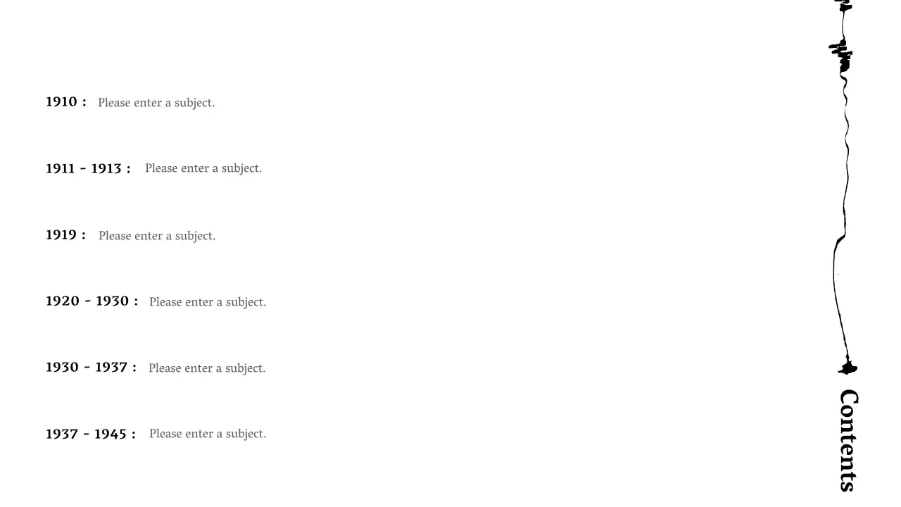 Yellow Minimal History Presentation